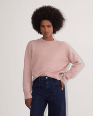 The Cocoon Crew in Plush Cotton | Dusty Rose