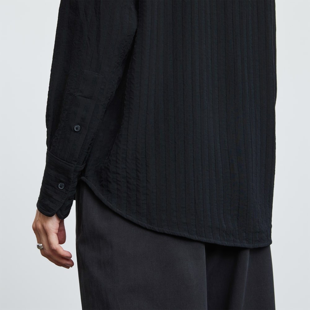The City Stripe Shirt | Black
