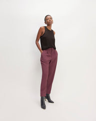 The Satin Racerback Top | Black