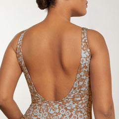 The Square-Neck One-Piece | Honey Floral