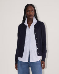 The Classic Cardigan in Cashmere | Navy