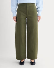 Seamed Balloon Pant | Olive Night