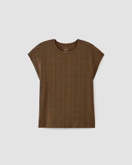 The Rib Muscle Tee | Cocoa