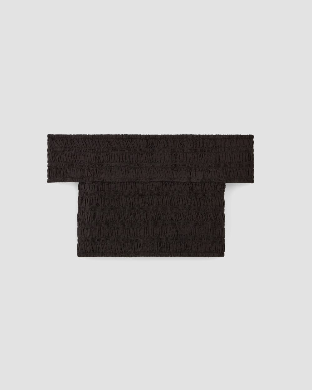 The Gauze Smock Top | Black