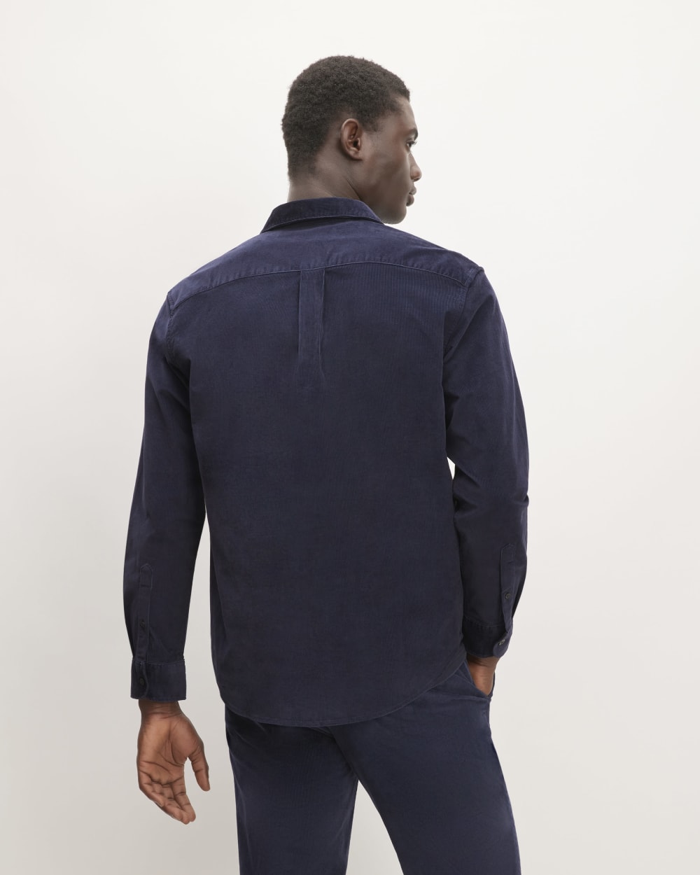 The Relaxed Corduroy Shirt  | Navy