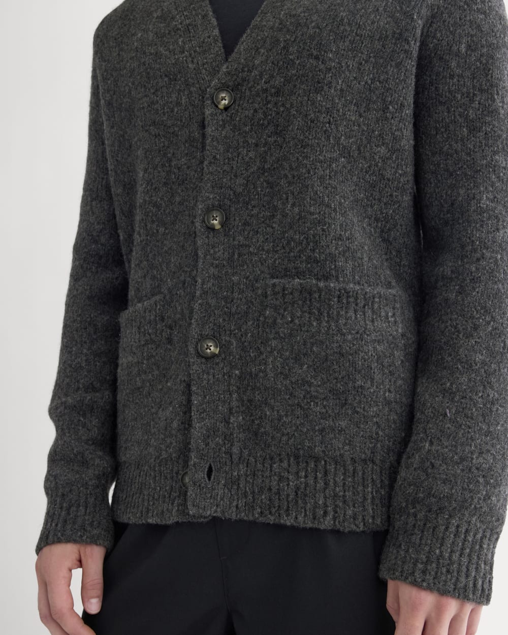 The Cloud Relaxed Cardigan | Heathered Soot