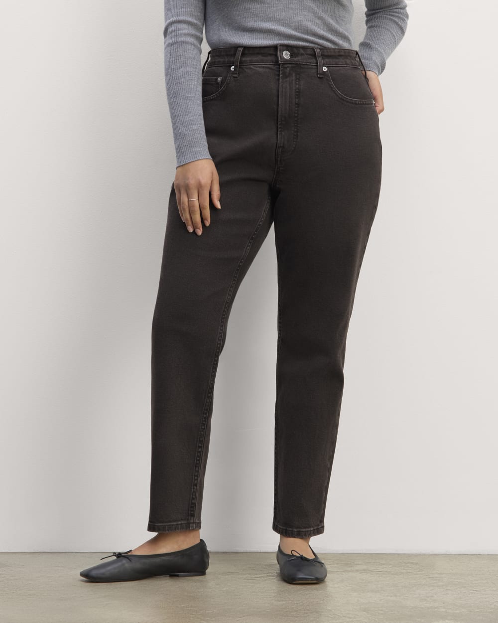The Cheeky Hourglass Jean | Washed Black | 28.5" Inseam