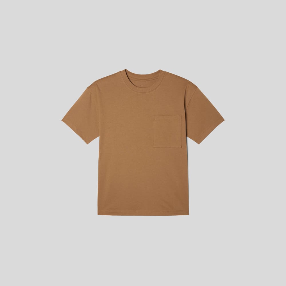 The Organic Cotton Relaxed Pocket Tee | Toasted Coconut