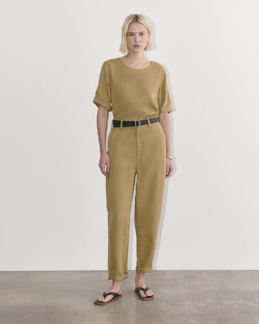 The Relaxed Tee in Buttersoft | Fennel Seed