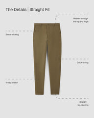 The Straight Fit Performance Chino | Uniform | Deep Navy | Straight