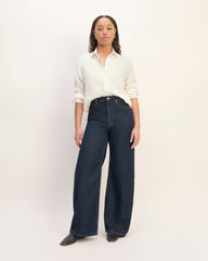 The City Stripe Relaxed Shirt | Bone
