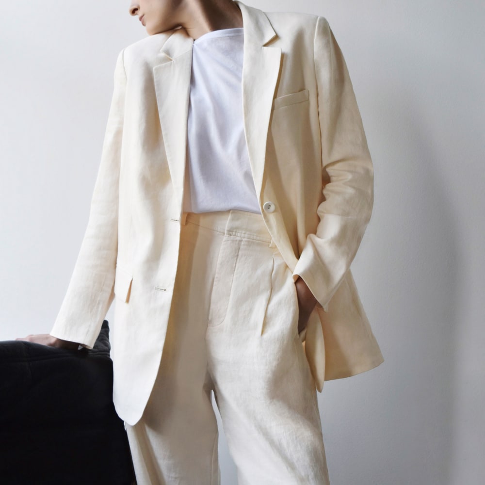 The Linen Way-High® Drape Pant  | Canvas