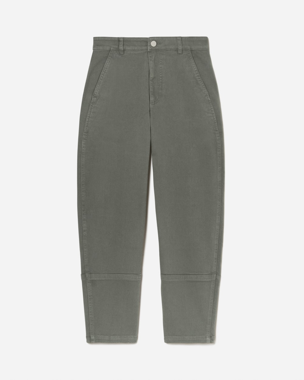 The Utility Barrel Pant | Pewter Green | Tall