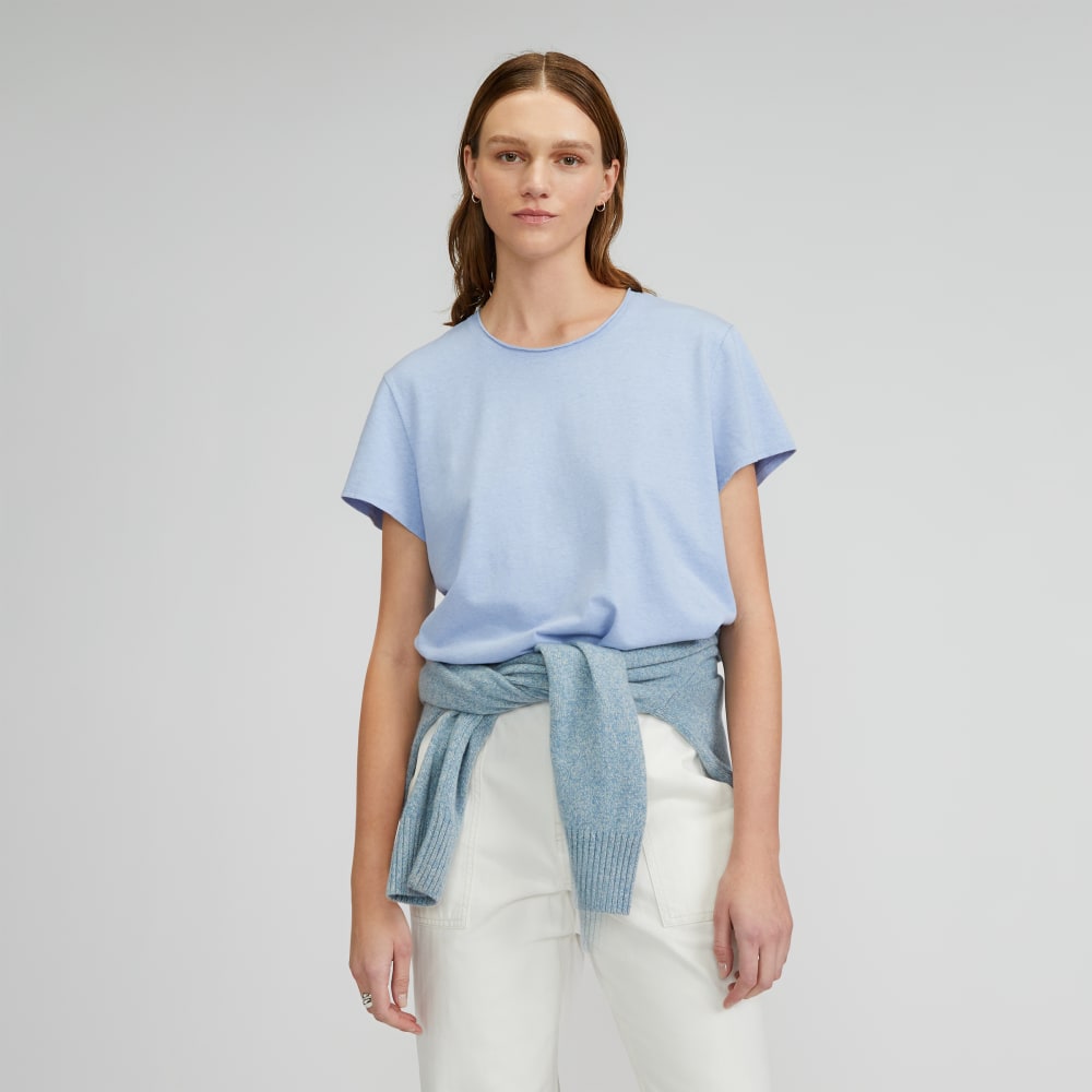 The Relaxed Hemp Tee | Periwinkle
