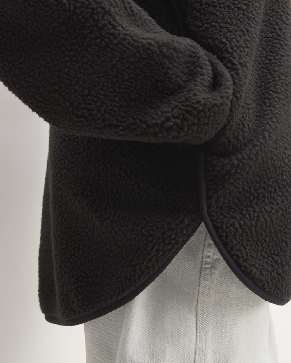 The ReNew Fleece Full-Zip Hoodie | Black