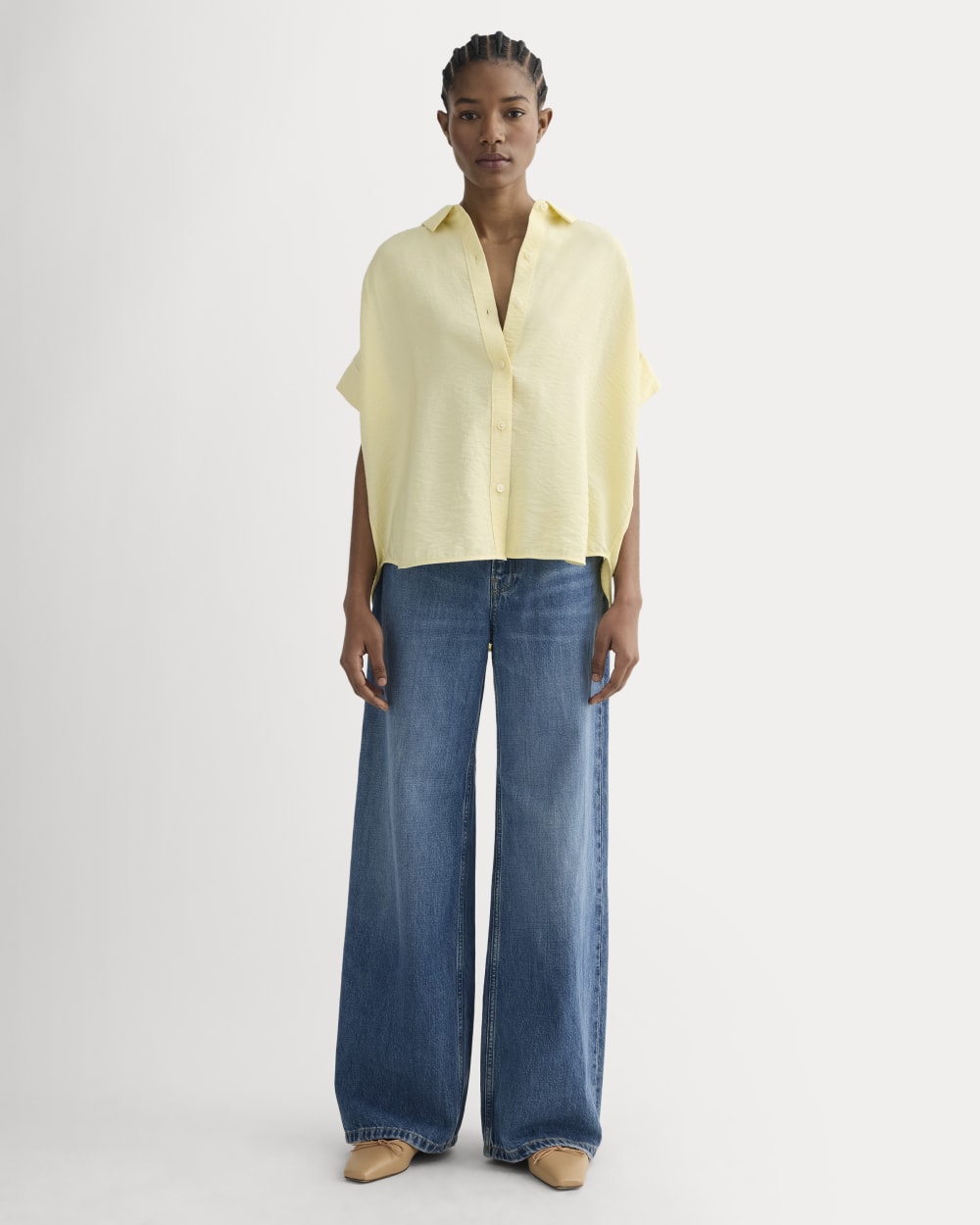 The Square Shirt in SoftLuxe | Banana Crepe