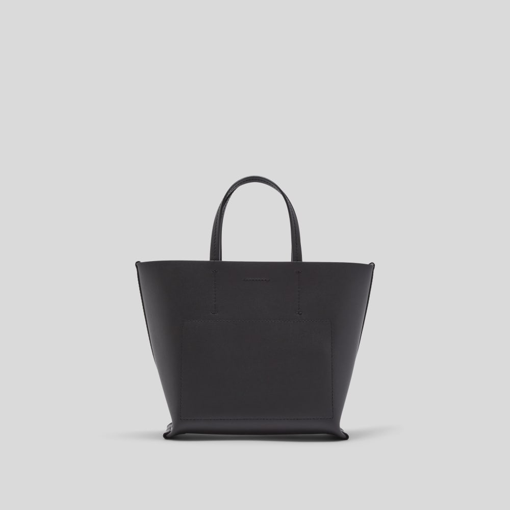 The Luxe Italian Leather Crossbody | Black