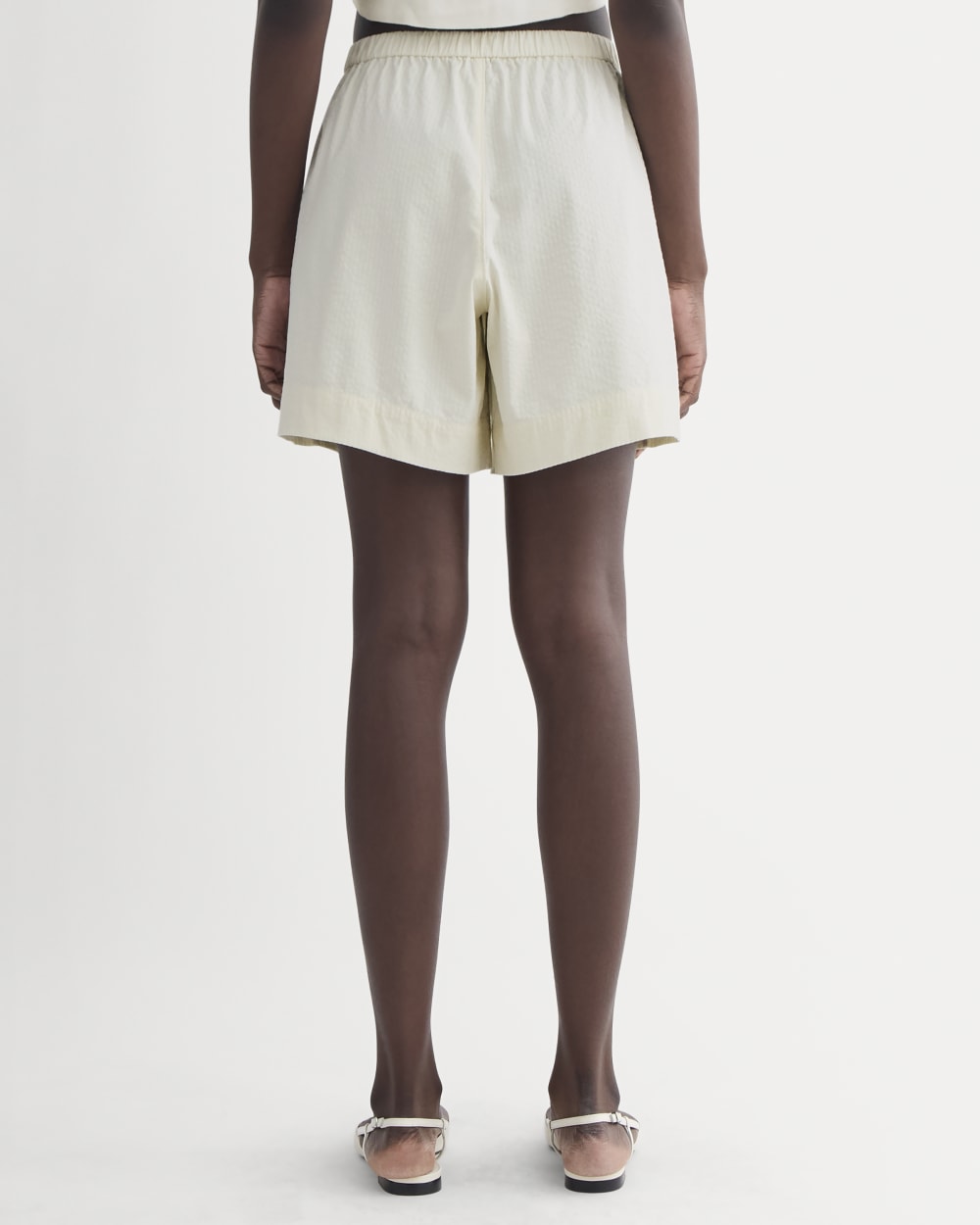 The Seersucker Pull-On Short | Bone