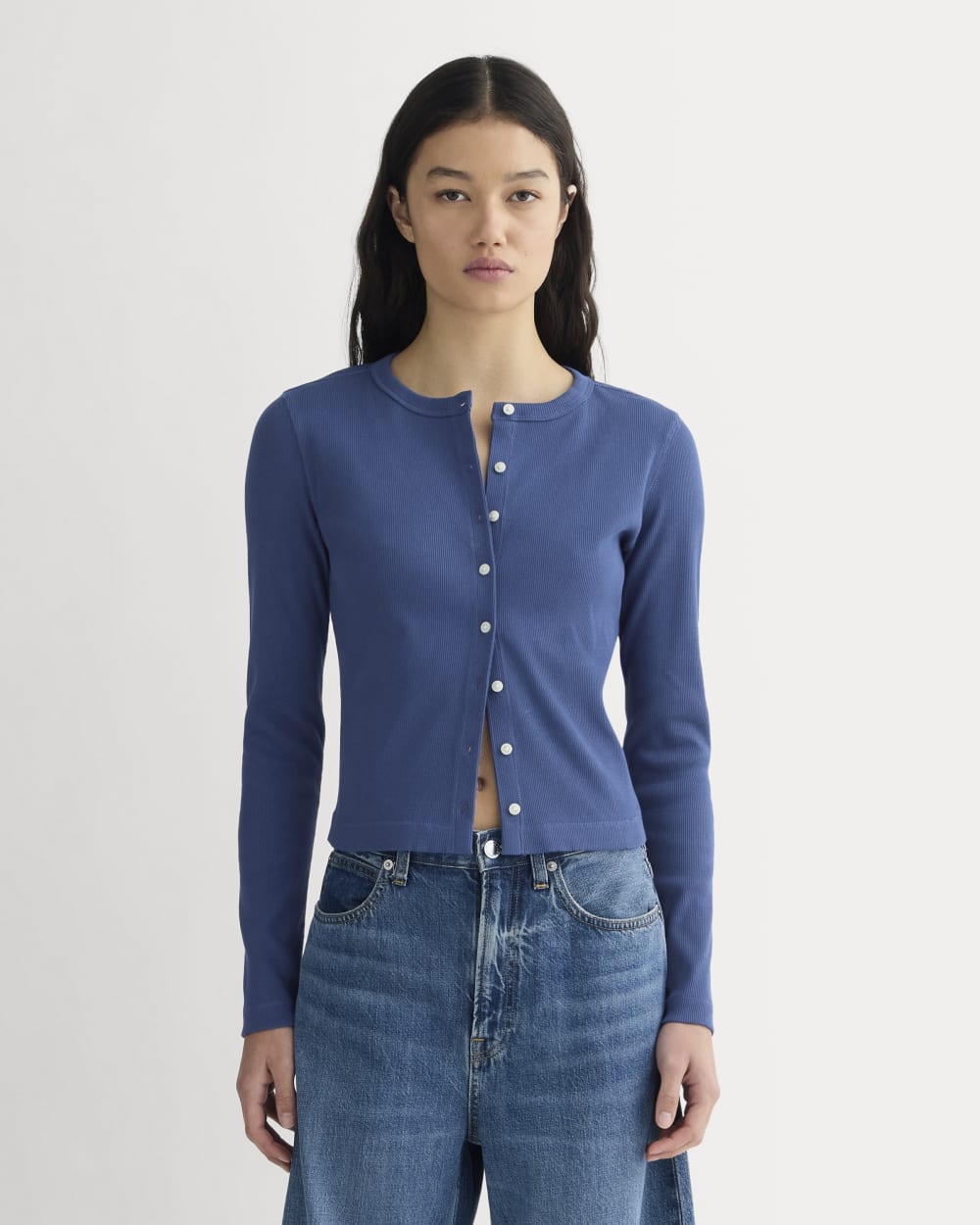 The Selfie Cardigan | Bright Cobalt