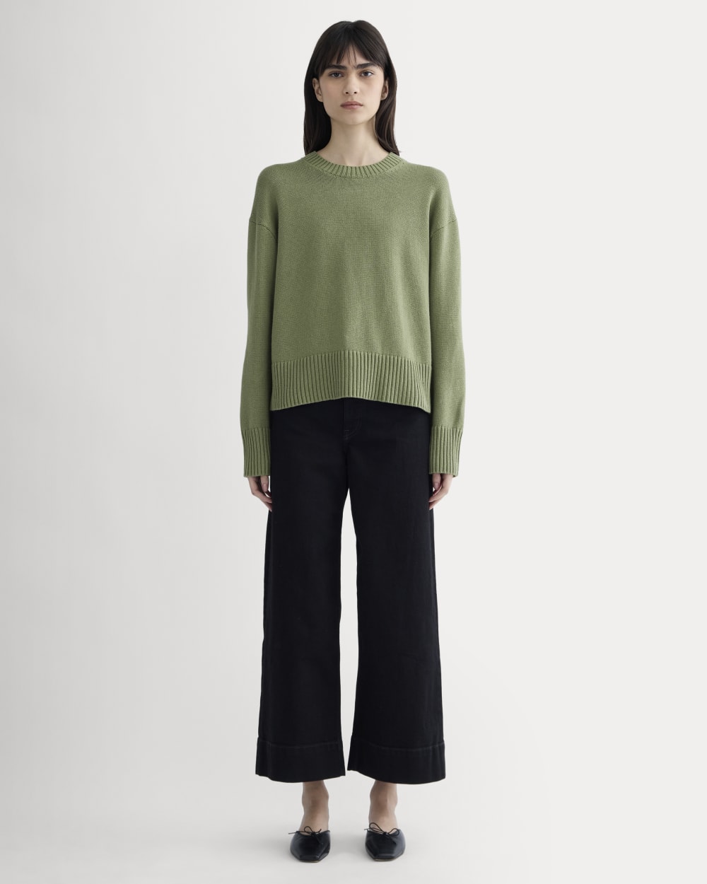 The Boxy Sweater in Everyday Cotton | Sagebrush