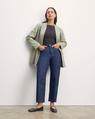 The Double-Breasted Blazer in Buttersmooth | Seagrass