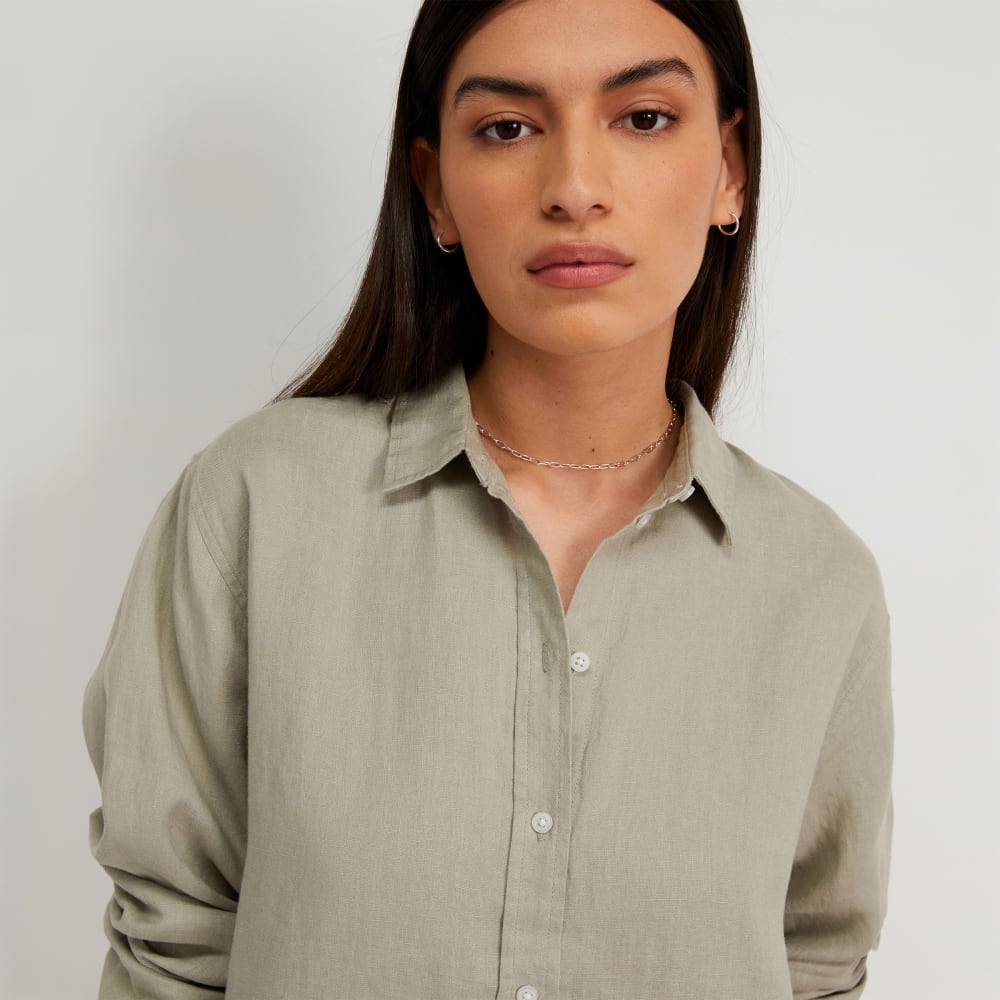 The Must-Have Shirt in Linen | Seagrass