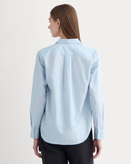 The Must-Have Shirt in Silky Cotton | Forever Blue / Optic White