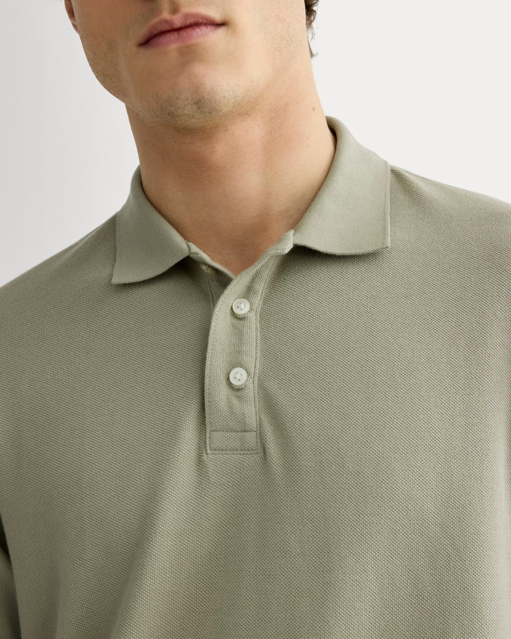 The Pique Polo | Eucalyptus