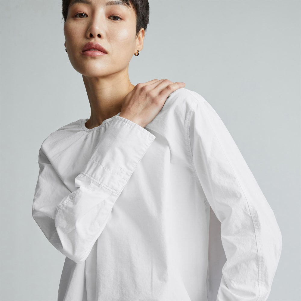 The Poplin Breeze Shirt | White