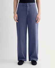 The Wide-Leg Chino | Deep Cobalt