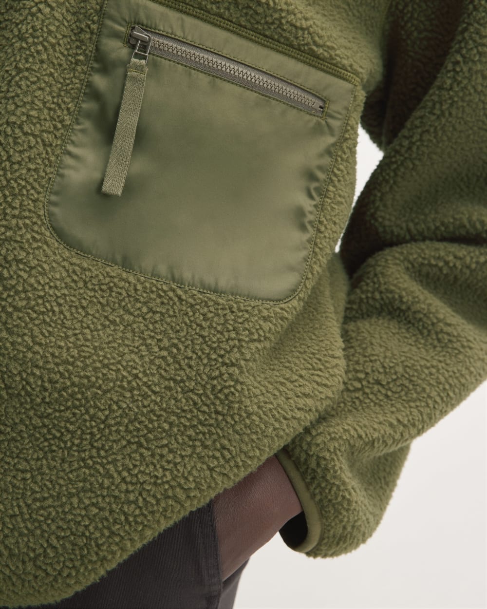 The ReNew Fleece Oversized Half-Zip | Kalamata