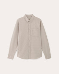 The Slim Oxford Shirt | Gray Houndstooth | Standard