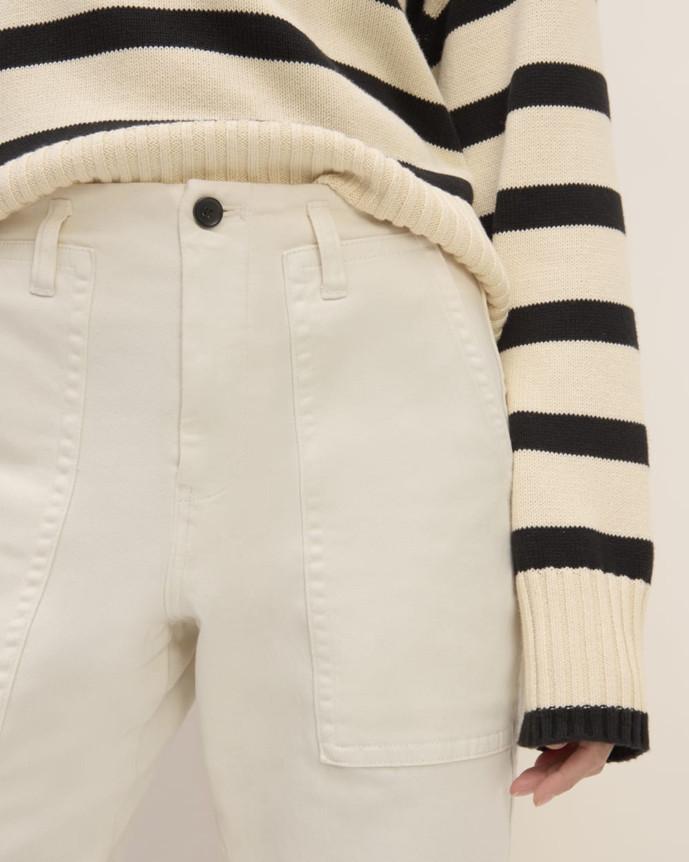 The Organic Utility Pant | Bone