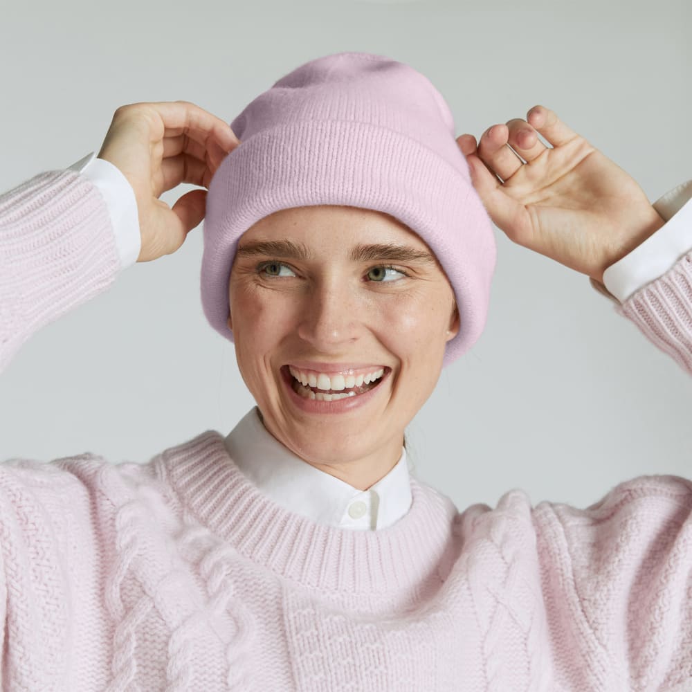 The Felted Merino Beanie | Light Lilac