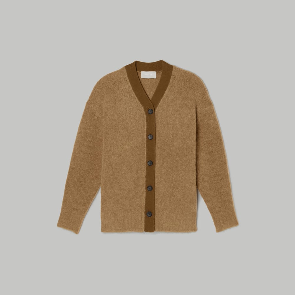 The SuperFuzz Alpaca Oversized Cardigan | Dijon