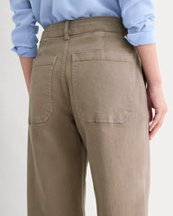 The Utility Wide-Leg Pant | Taupe