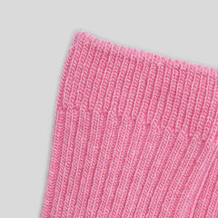 The Ribbed Sweater Sock | Fuchsia Pink