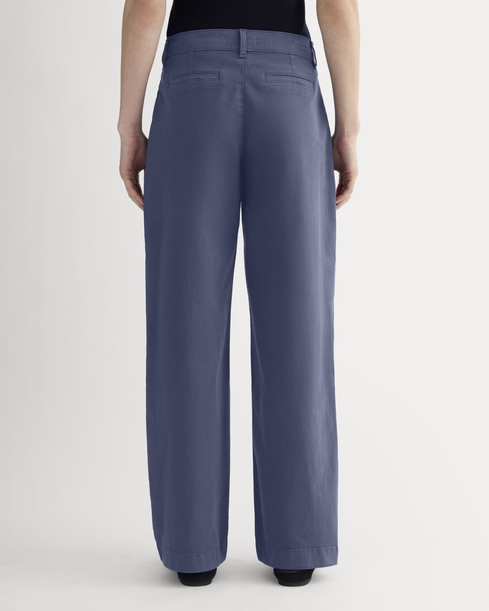 The Wide-Leg Chino | Deep Cobalt