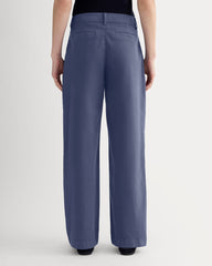 The Wide-Leg Chino | Deep Cobalt