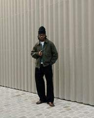 The Cashmere Ribbed Beanie | Black
