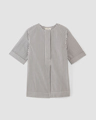The Supima® Cotton Tunic | Optic White / Black