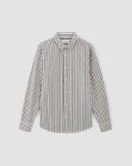 The Supima® Poplin Shirt | Optic White / Black