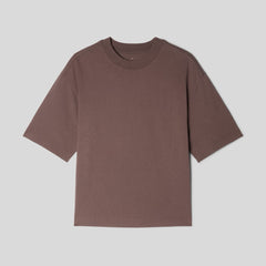 The Premium Weight Relaxed Tee | Chocolate Brown