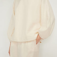 The Linen Long-Sleeve Top | Canvas