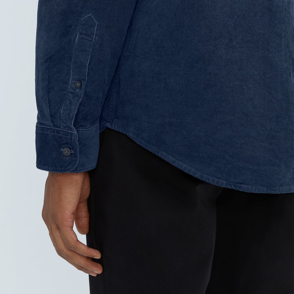 The Relaxed Corduroy Shirt  | Insignia Blue