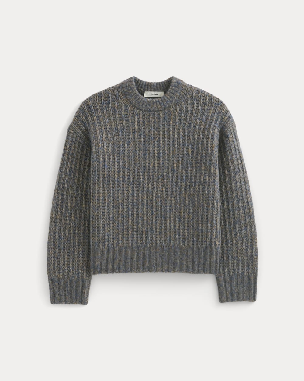 Waffle Sweater in Cloud | Blue Multi Twist