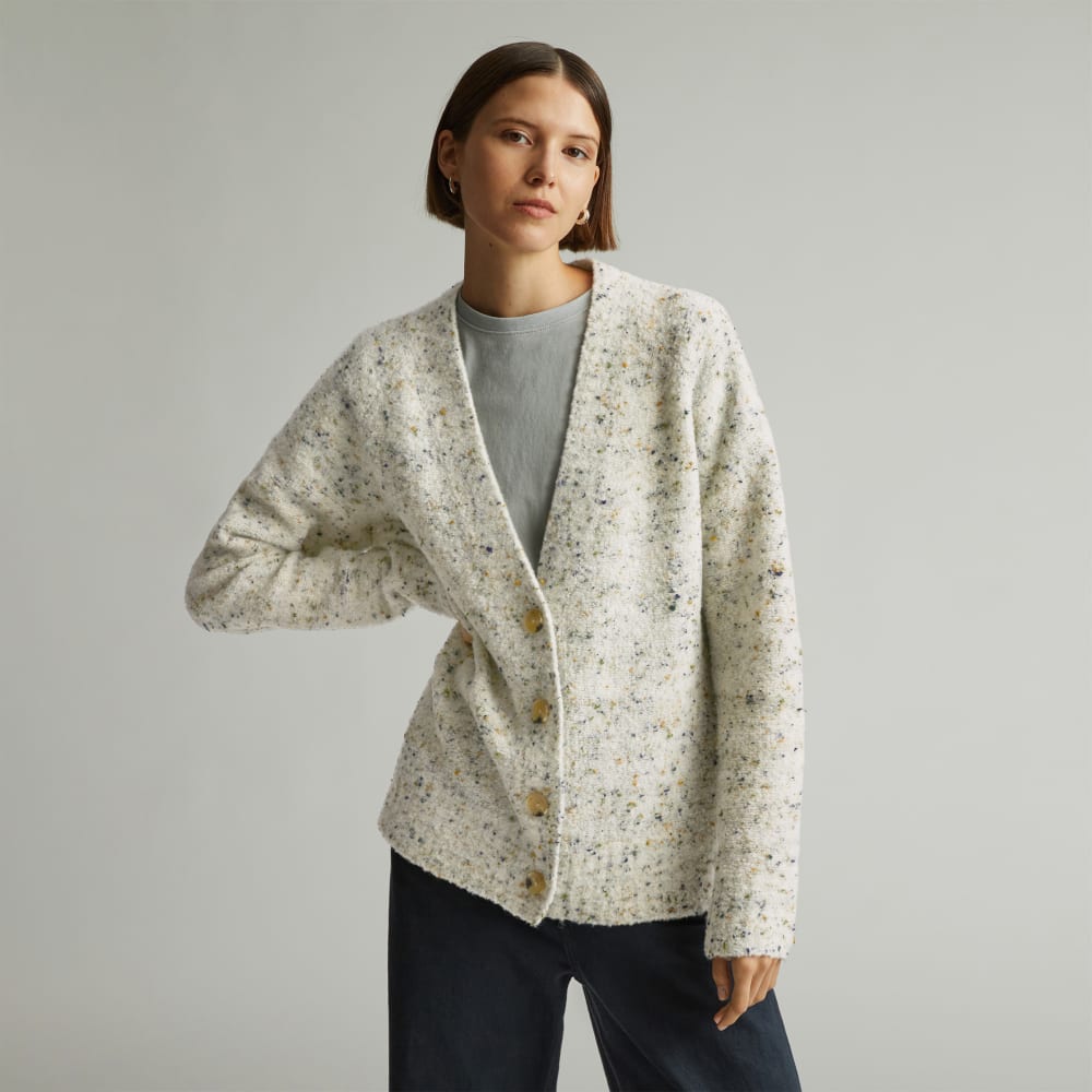 The Confetti Cardigan | Seafoam Green Multi