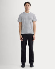 The Essential Organic Crew | Bone / Black