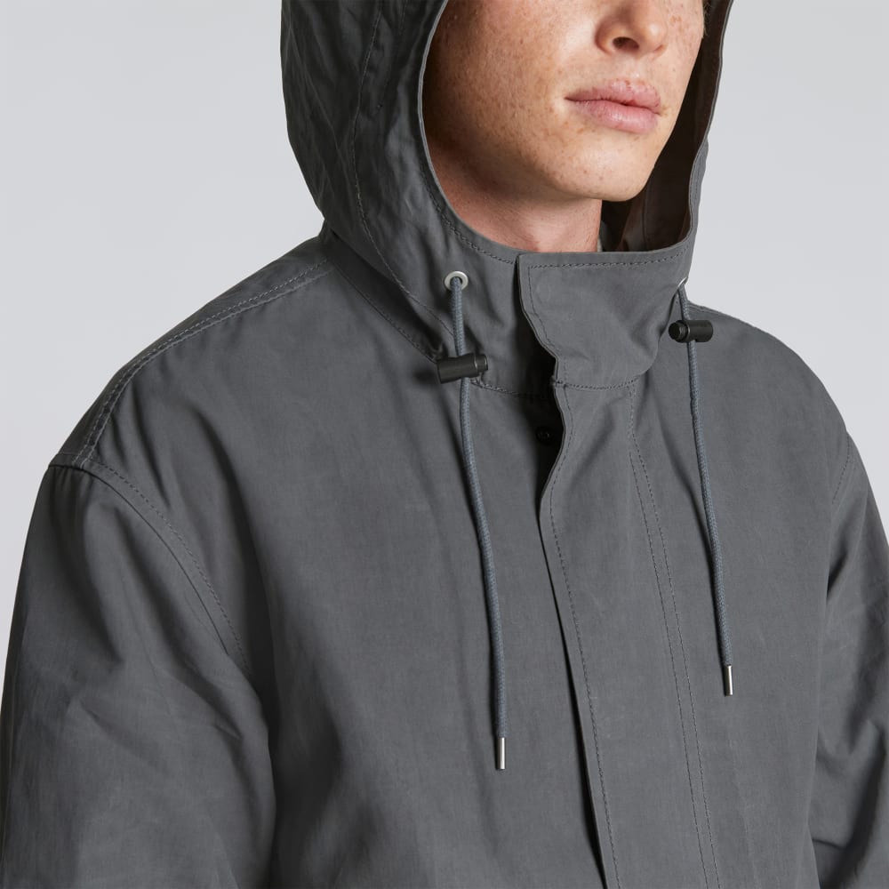 The Waxed Cotton Parka | Slate