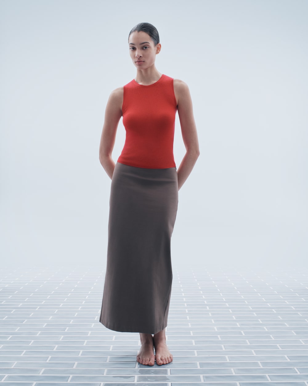 The Tank in Ultrasoft Merino | Classic Red
